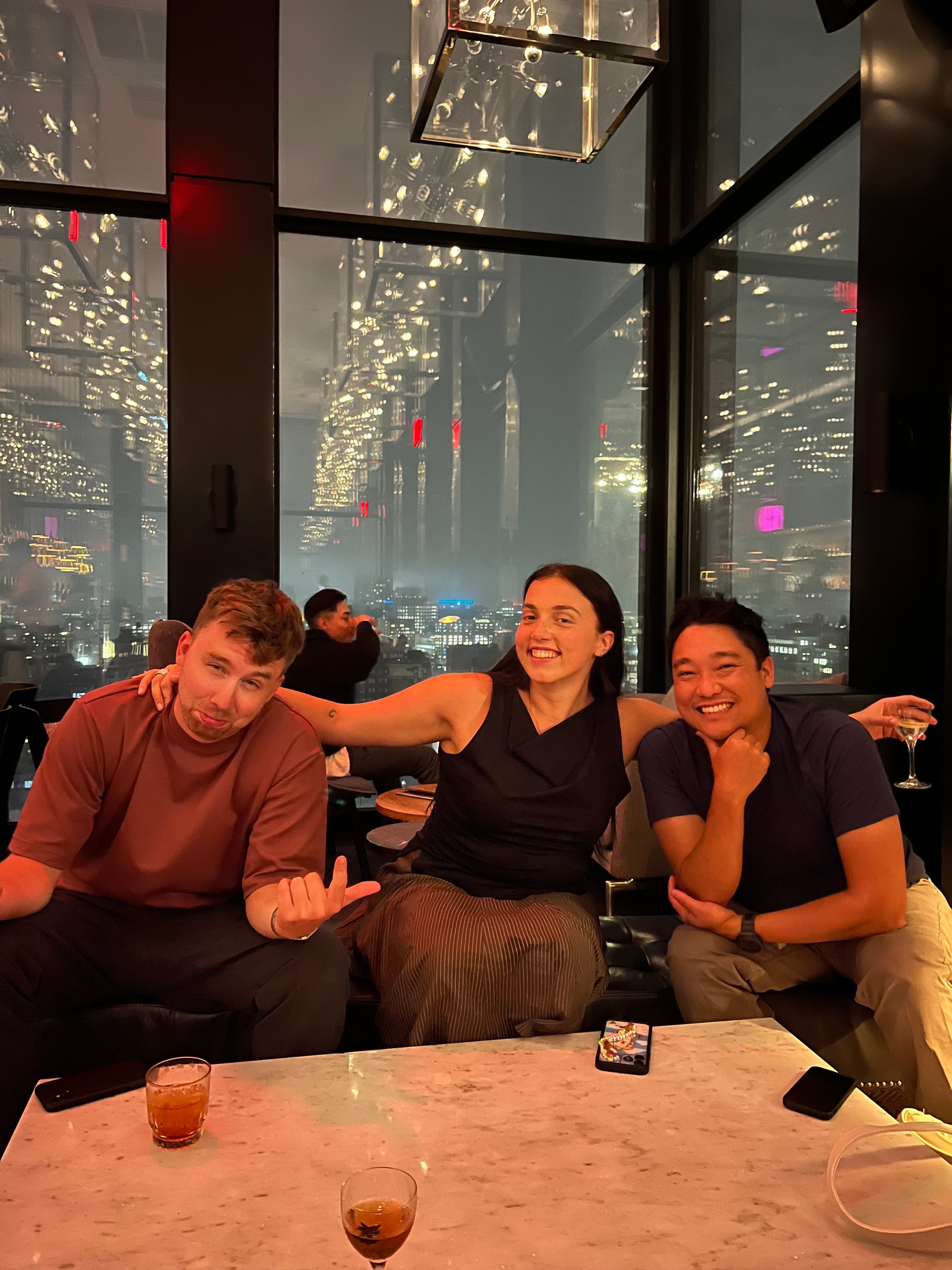 Late night team photo